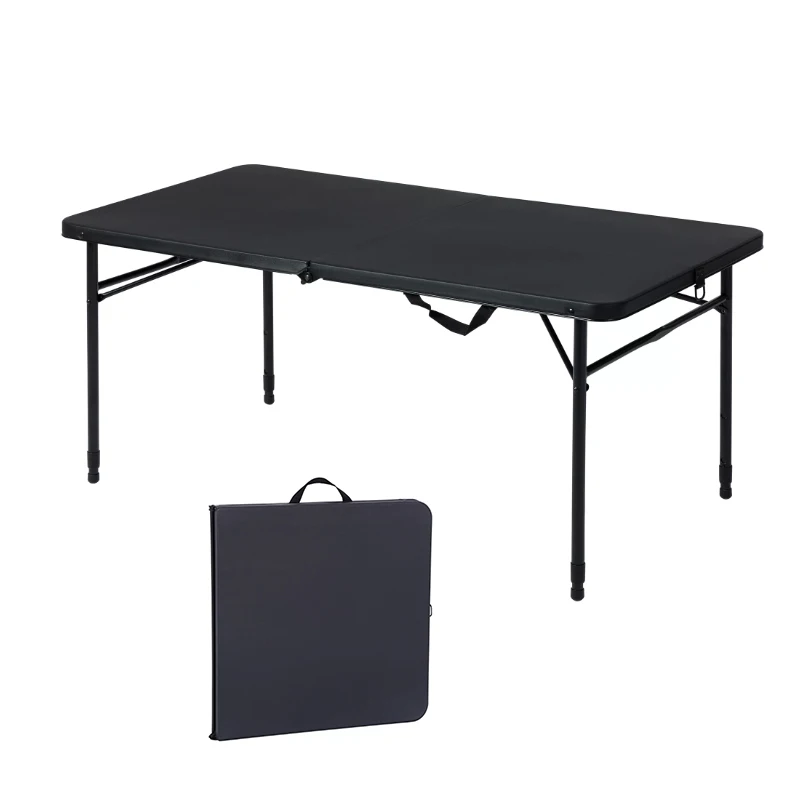 

Mainstays 4 Foot Fold-In-Half Adjustable Folding Table