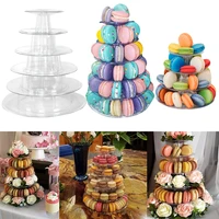 46tiers macaron display stand holder cupcake macaron tower rack cake stands for wedding kids birthday party dessert table decor
