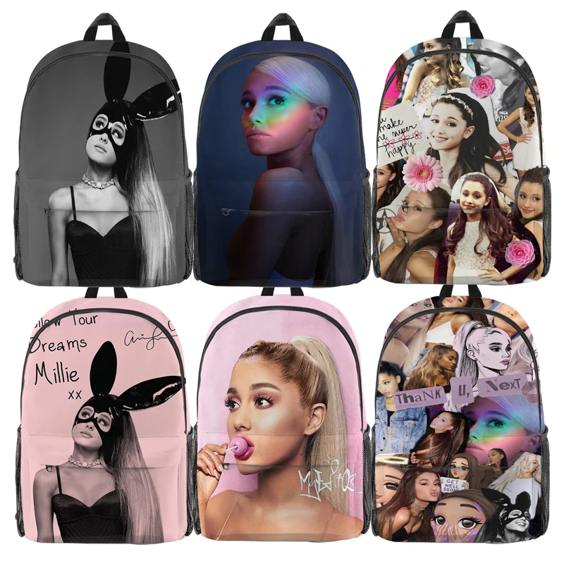 

Ariana Grande 3D Print School Bags for Teenager Boys Girls Super Singer Unique Children Kids Backpack Book Bag Student Bookbag