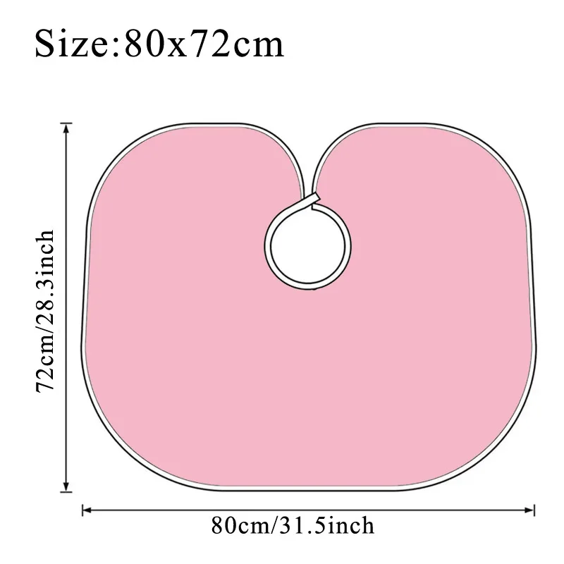 Фото Must Have Makeup Cape Hair Cutting Barber Cape Waterproof Haircut Bibs Dye Hair Aprons Cape Professional Hair Styling Tool №3