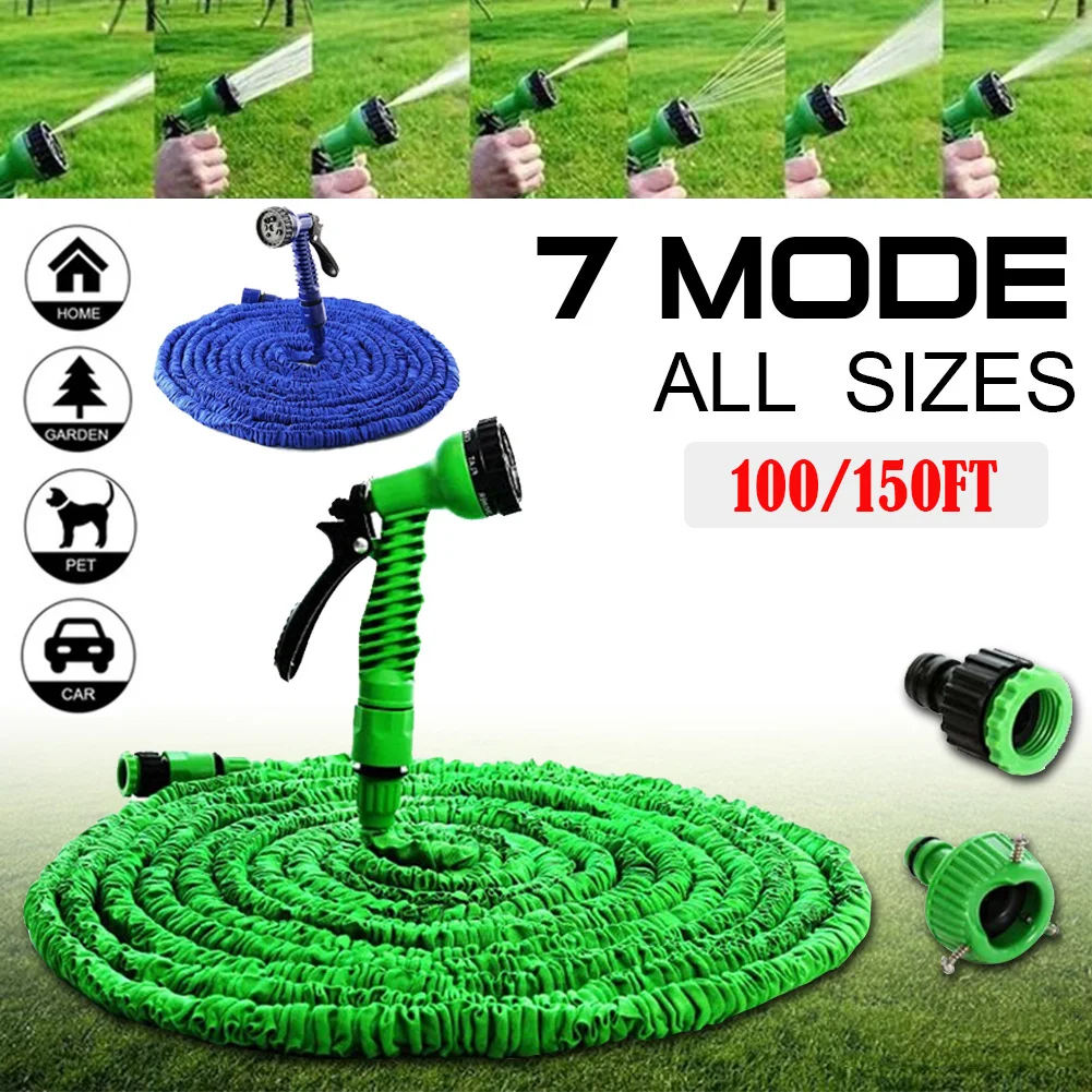

Expandable Garden Hose Expandable Flexible Water Hose Plastic Hoses Car Wash Water Gun Garden Sprayer Watering Irrigation Tools