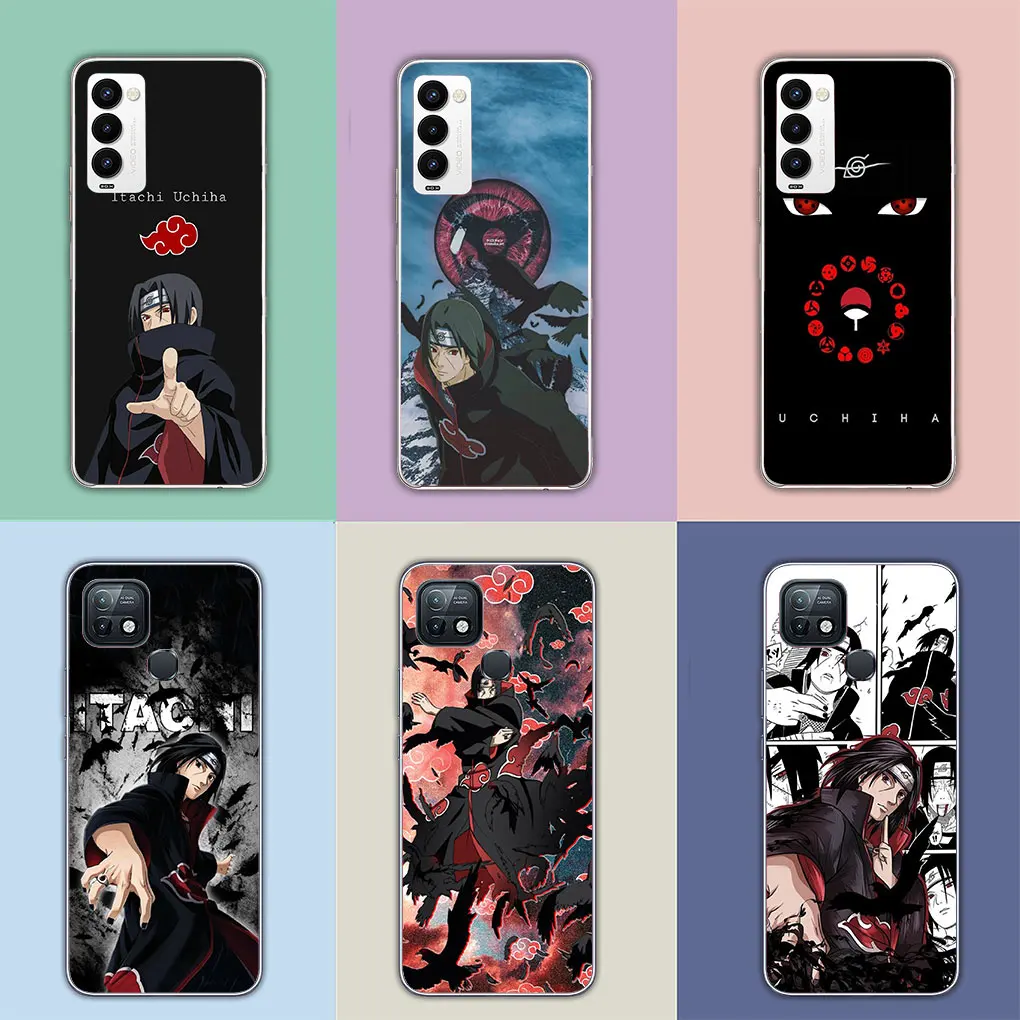 Чехол для телефона с аниме акацукис Итачи учиhas Samsung Galaxy A04 A05 A14 A15 A23 A34 A35 A54 A55 M23 M33 M52