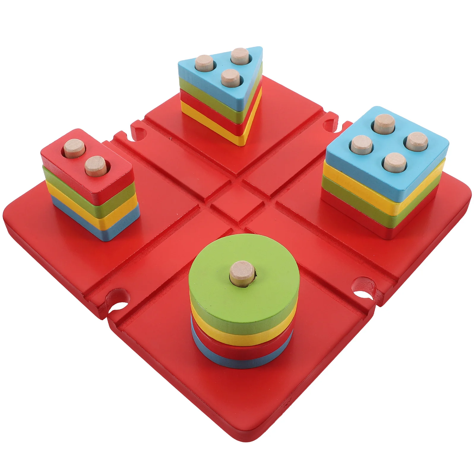 

Wooden Animal Toys Matching Puzzle Shape Sorter Toddlers Geometric Blocks Accessories Game Learning Child