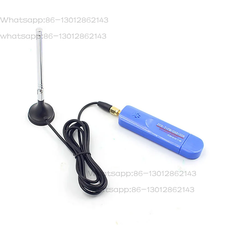Фото USB2.0 DAB FM DVB-T RTL2832U R820T2 SDR RTL-SDR донгл-приемник цифрового ТВ с ИК-управлением и антенной №2