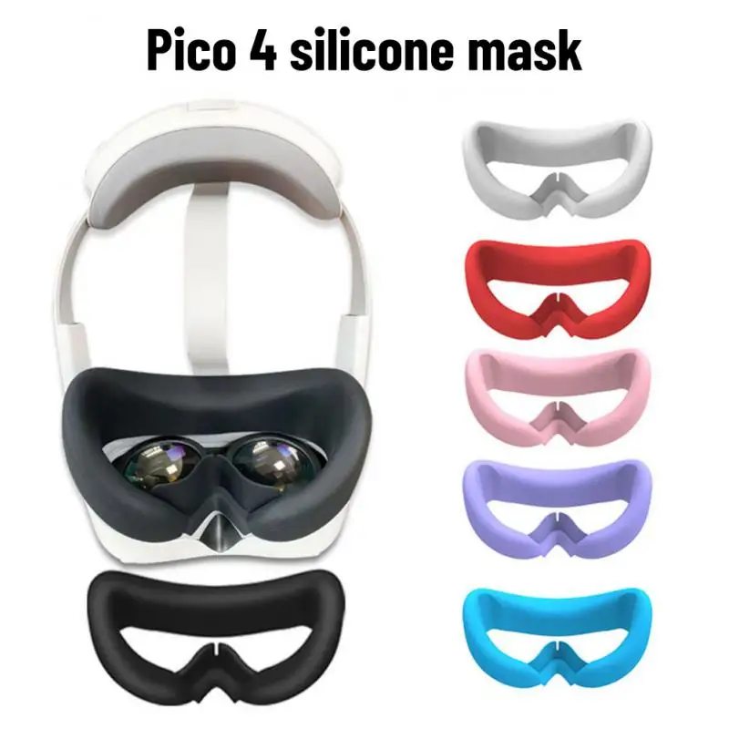 

2023 аксессуары для Pico Neo 4, очки виртуальной реальности, универсальное устройство, герметичная маска для глаз, для Pico 4 VR, защита от пота, силиконовая искусственная кожа