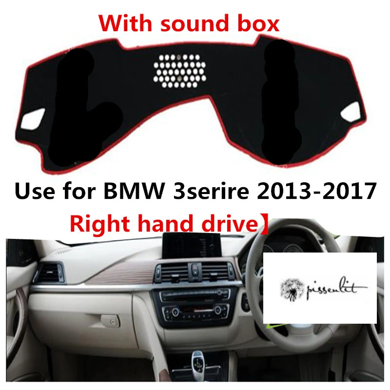 

3 цвета, крышка приборной панели автомобиля, коврик для приборной панели для BMW 3 серии F30 2013 2014 2015 2016 2017 2018, декоративные аксессуары RHD