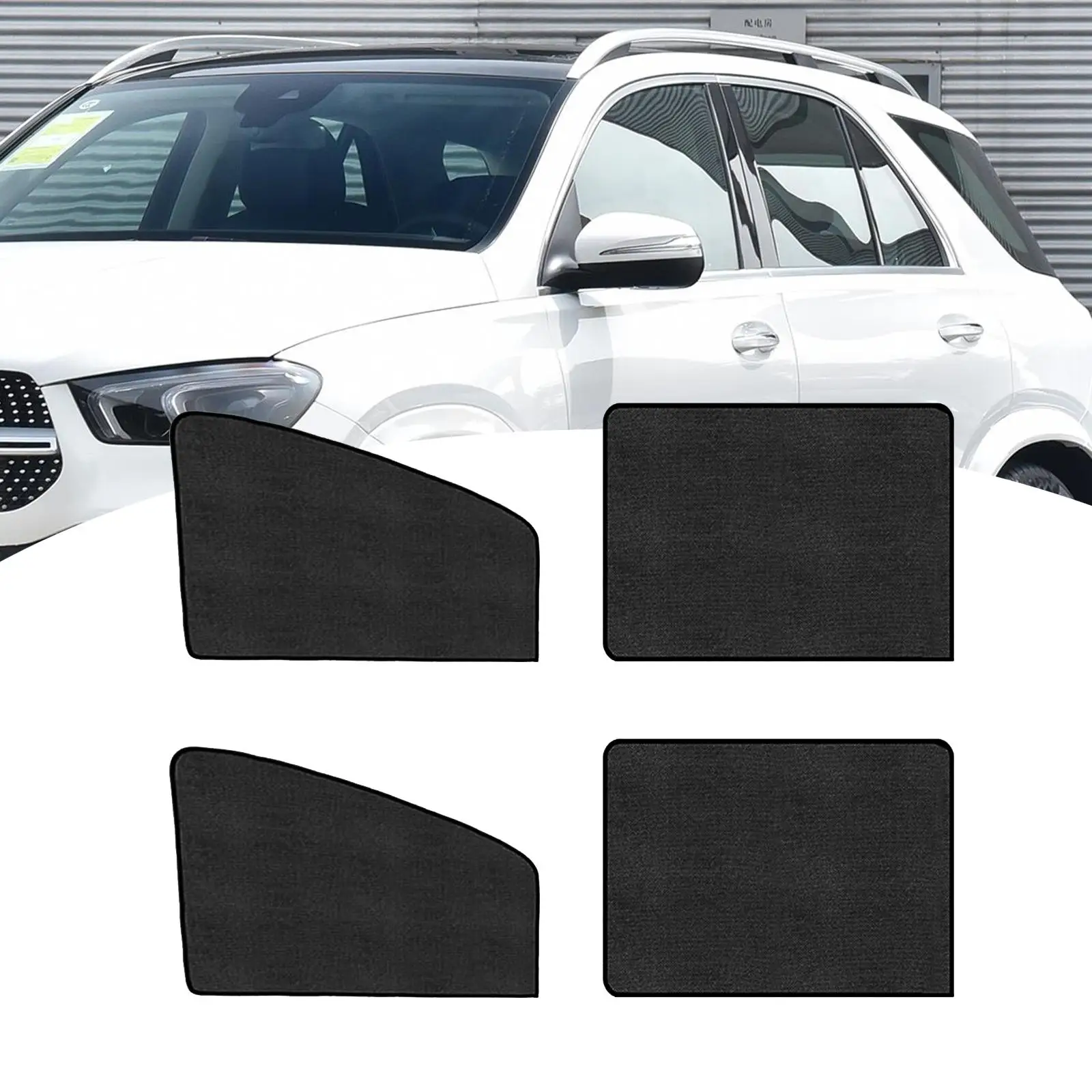 

Car Window Sunshade Magnetic Black Protection Heat Insulation Automobile Glass Cover Summer Sun Protection Supplies Universal