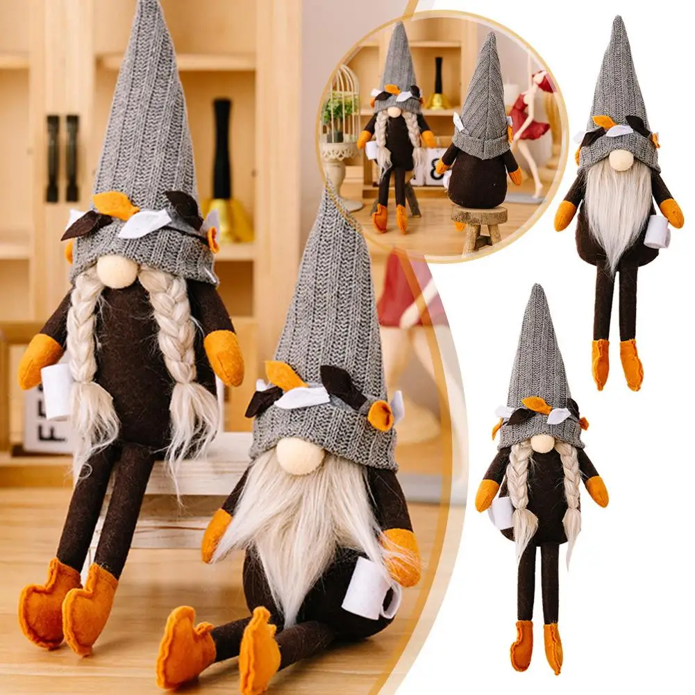 

Рождественские украшения, пучок с длинными ногами, высокая шляпа, Безликие ножки, реквизит, кукла-Рудольф, кукла, подвесная Волшебная Шляпа, длинная W1Q8