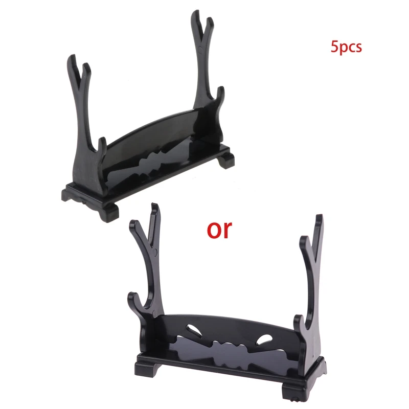 

5 Pcs Two-Tier Holder Display Stand for Cartoon and Comic Show Sword Magic Wand