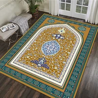 3d muslim prayer non slip carpet room mat square removable kitchen bathroom floor waterproof mat bedroom furry rug tapis