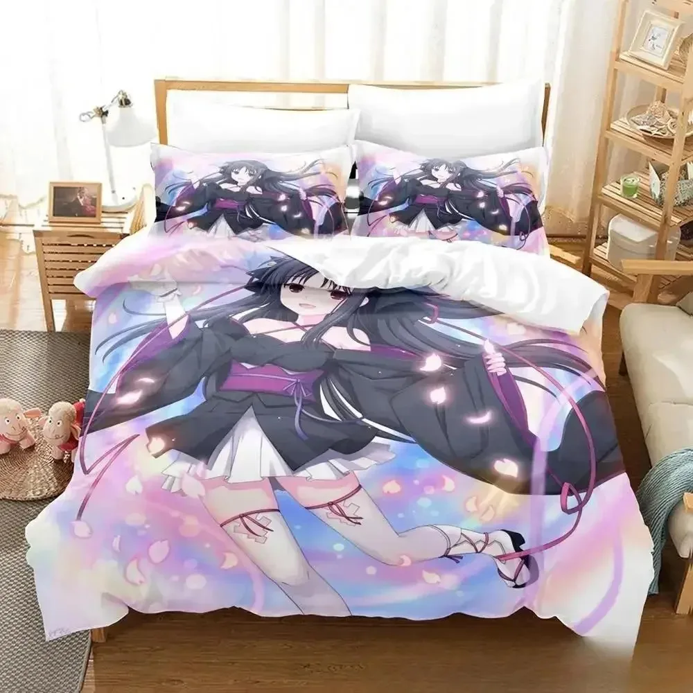 3D Anime Unbreakable Machine-Doll Bedding Set Duvet Cover Bed Quilt Pillowcase Comforter king Queen Size Boys Adult