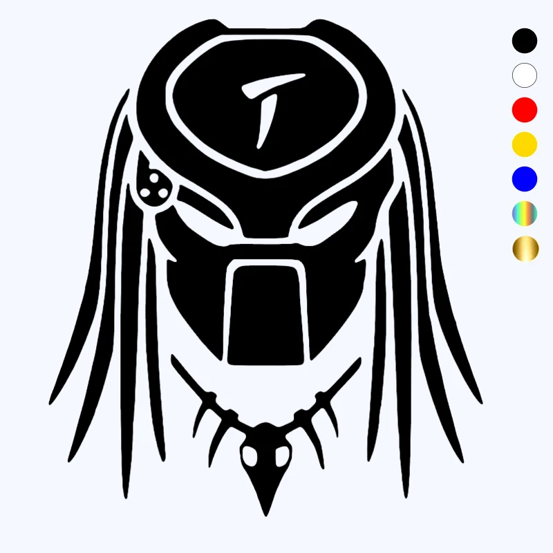 

JP interesting car decals for alien predators of all sizes alien UFO waterproof car bumper rear window Vinyl Sticker 15cmx13cm