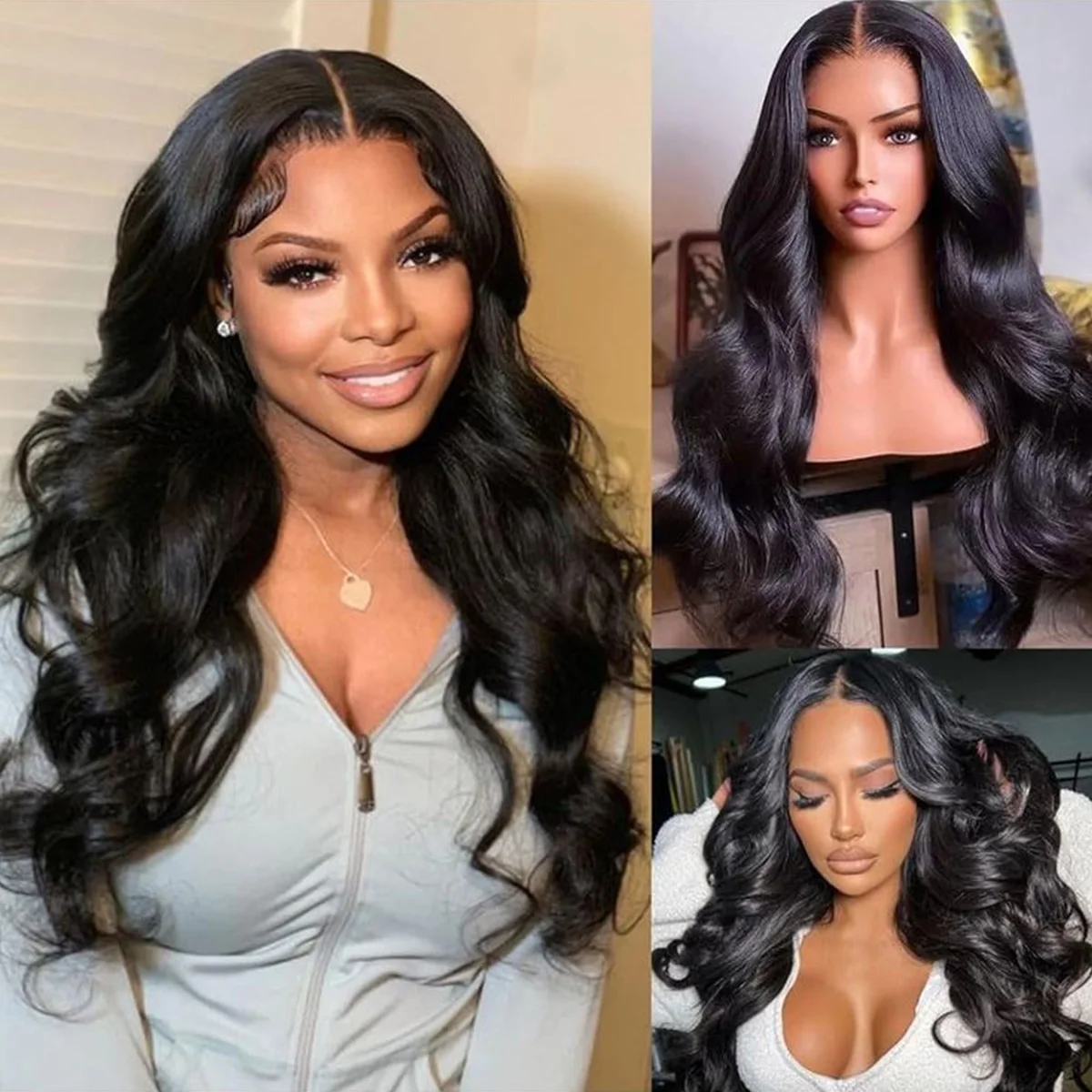 Парики из человеческих волос на сетке плотность 180 6 х4 дюймов