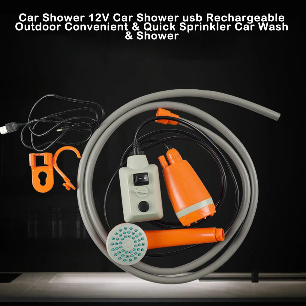 

Rainhead USB Rechargeable Bathing Charging Shower Head Portable Effective Swimming Traveling Energy-Saving Classical