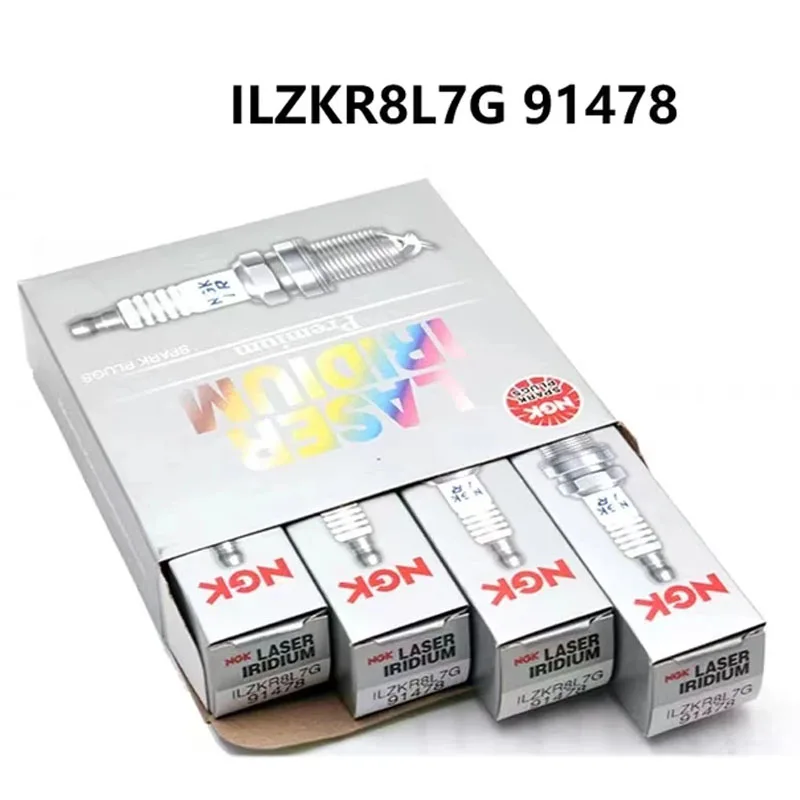 

4 шт. NGK иридиевая свеча зажигания ILZKR8L7G 91478 для Citroen C5 AIRCROSS C5 X 1,6T PETGEOT 4008 508L 5008 1,8T 2018-2024