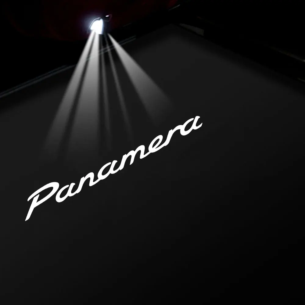 

2 шт. приветственные огни двери автомобиля для Porsche Panamera 971 2018 2019 2020 2021 светодиодные сигнальные лампы с логотипом, аксессуары для проектора
