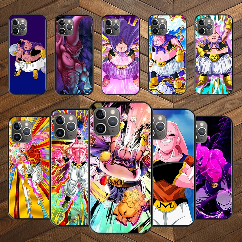 

Dragon Ball villain Demon Puu For iPhone 12 Pro Max Mini 11 Pro XS Max X XR 6S 6 7 8 Plus 5S Soft Black Phone Case