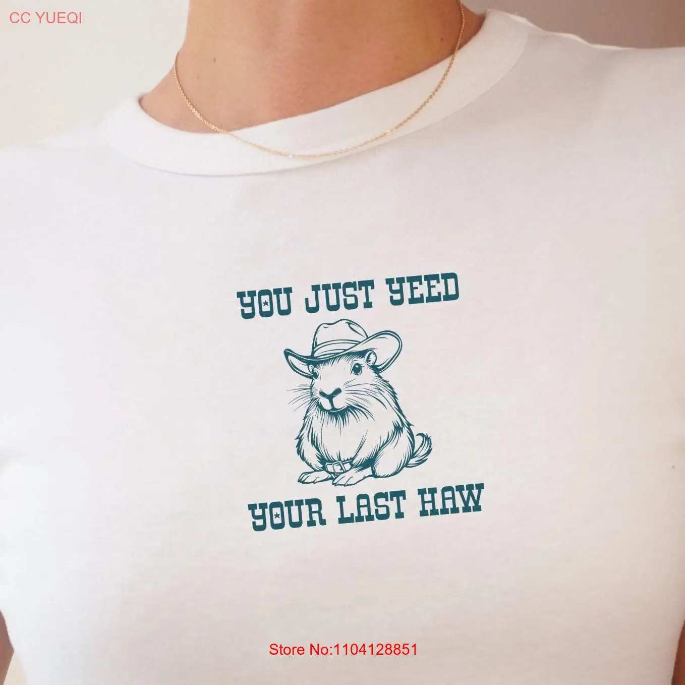 Футболка You Just Yeed Your Last Haw Baby в стиле ретро забавная укороченная винтажная