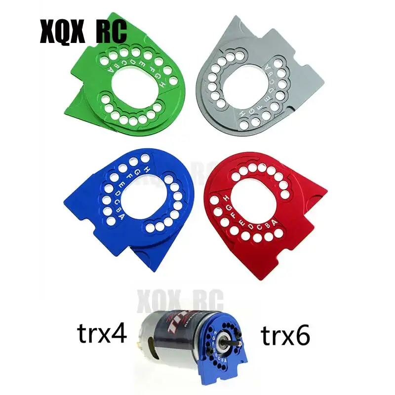 

TRX4 TRX6 Metal Aluminum Motor Mount Plate 8290 Heatsink Base For 1/10 RC Car Crawler TRX-4 TRX-6