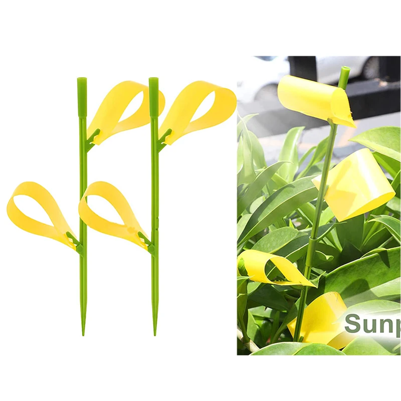

Yellow Greenhouse Sticky Trap Bug Sticky Board Double-sided Multiple Flying Insect Catching Control Sticker Pest Control K5