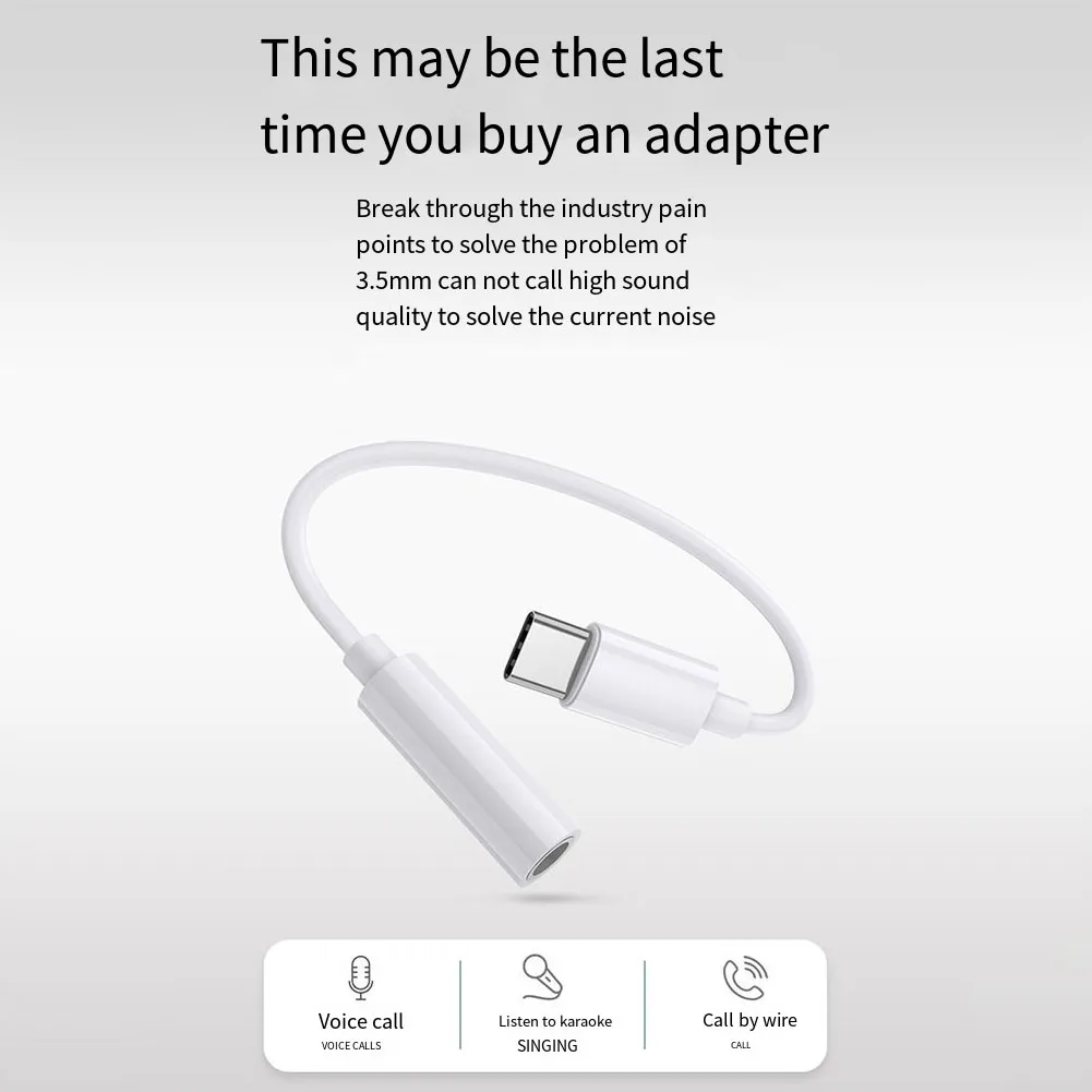 Аудио адаптер типа C на 3 5 мм Jack AUX-кабель для Samsung Huawei Xiaomi конвертер наушников OPPO
