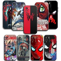 marvel spiderman phone cases for xiaomi redmi poco x3 gt x3 pro m3 poco m3 pro x3 nfc x3 mi 11 mi 11 lite cases soft tpu
