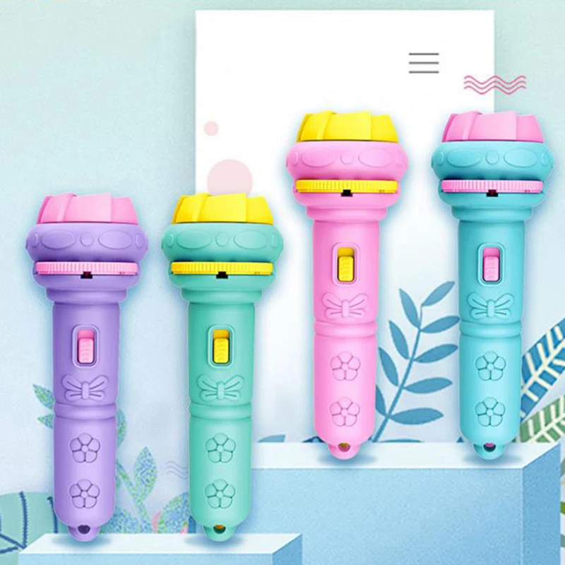 

Baby Sleeping Story Book Flashlight Projector Torch Lamp Toy Holiday Birthday Xmas Gift Light Up Toy Early Education Toy for Kid