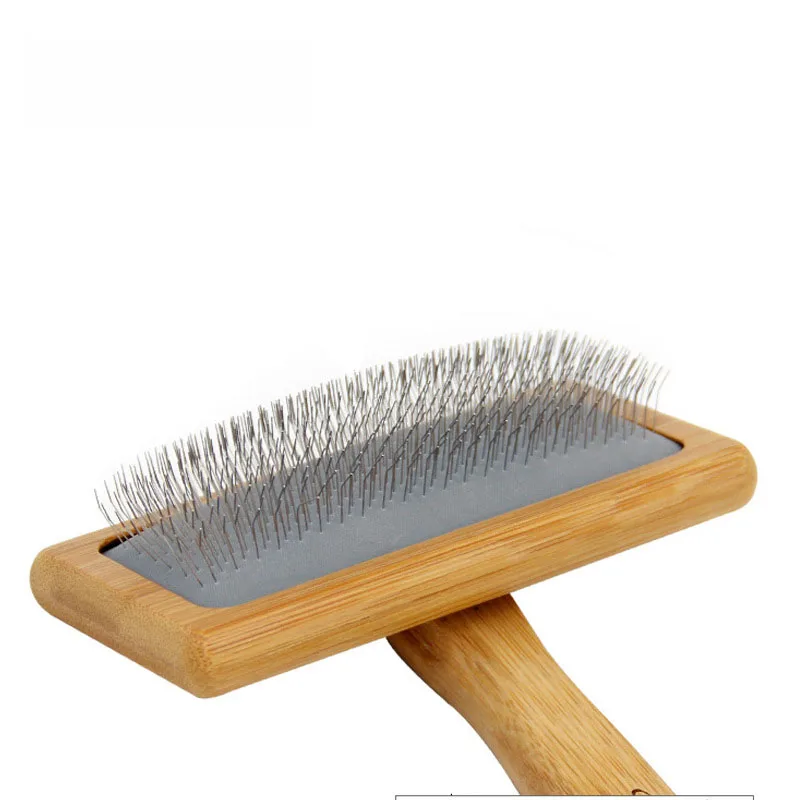 Wood Needle Comb Cat Comb Airbag Comb To Remove Floating Hair Dogs Natural Bamboo Dog Grooming Dog Brush Pets Acessorios