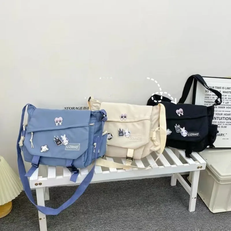 Harajuku сумки через плечо большой вместимости женские школьные в стиле карго