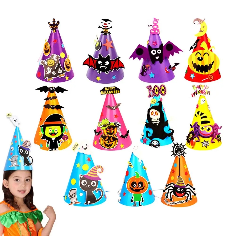 

1PCS Halloween Ghosts House Door Hanging Pumpkin Lamp Pendants Decoration Hat Wizard Magic N4D1