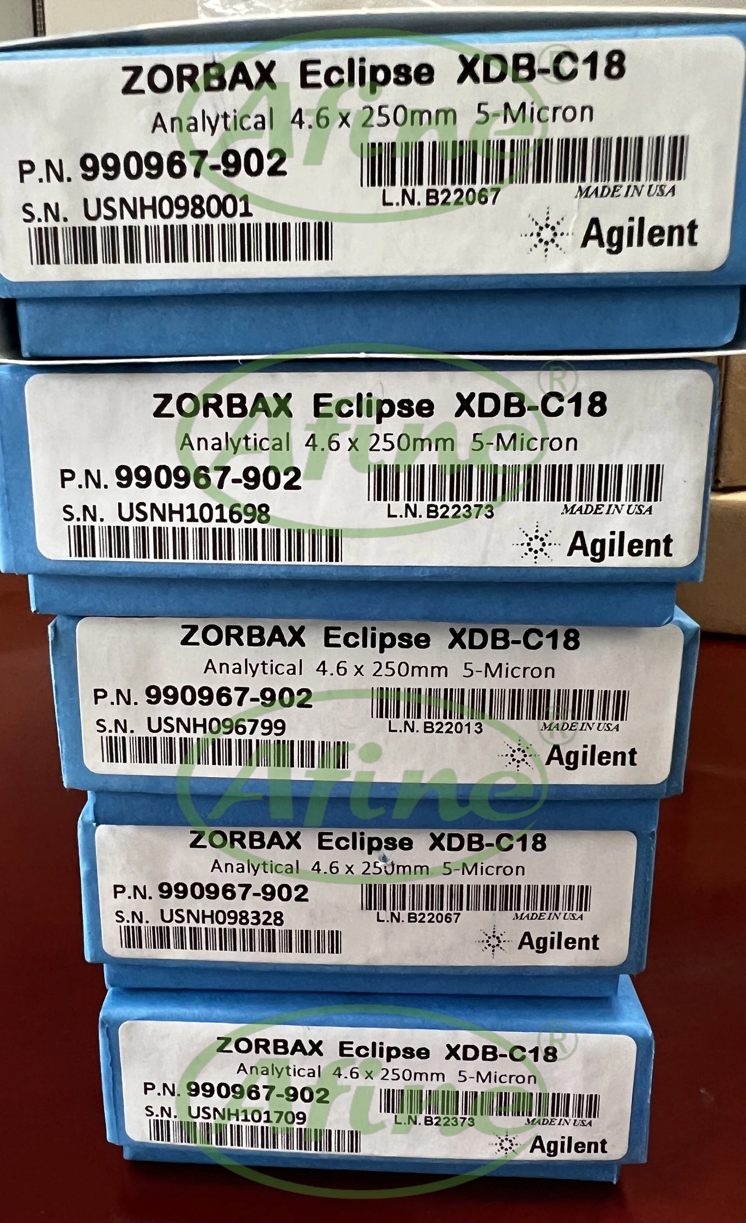 AFINE Agilent 990967 -902 ZORBAX Eclipse XDB-C18 4 6 x 250 мм 5 мкм 400 бар