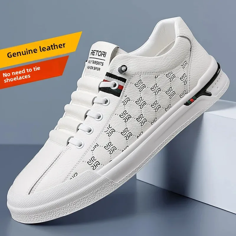 Новые Мужские Белые Повседневные Туфли летние дышащие винтажные модные туфли