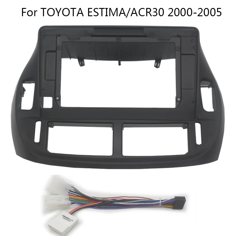 

2 Din Car Radio Fascia For TOYOTA ESTIMA/ACR30 2000-2005 Auto Stereo Audio Player DVD Panel Dash Kit Frame Center Console Holder