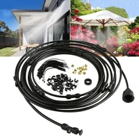 multi size high quality low pressure atomizer brass nozzle set outdoor cooling sprayer also available for garden watering tools