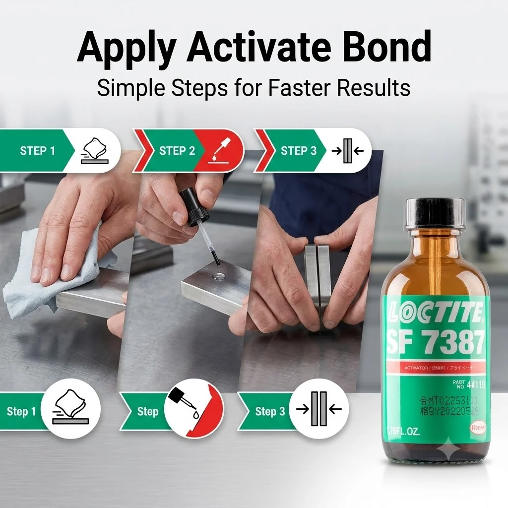 Активатор Loctite SF 7387 для акриловых клеей, 1,75 унции, оригинальная бутылка (art.: 3920dccbf07e0) - 3920dccbf07e0