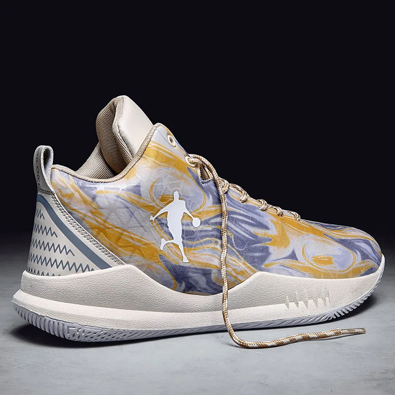 Мужские баскетбольные кроссовки на толстой подошве износостойкие дышащие