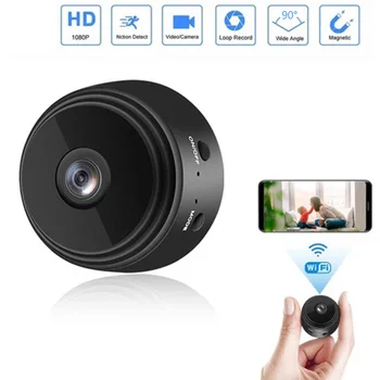 A9 Mini Camera Wifi Camera 1080P HD IP Camera Night Vision Mini Camcorders Home Video Security Surveillance Cameras with 64G 4