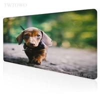 dog dachshund mouse pad gaming xl new home hd mousepad xxl mouse mat carpet natural rubber anti slip soft computer mouse mat