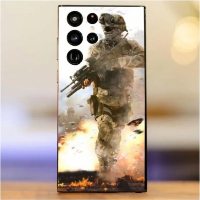 

Colorful 3M Pattern Matte Skin Film Full Body Phone Sticker For SAMSUNG Galaxy S23 Ultra S23 Plus S23 S22+ Back+Sides Wrap