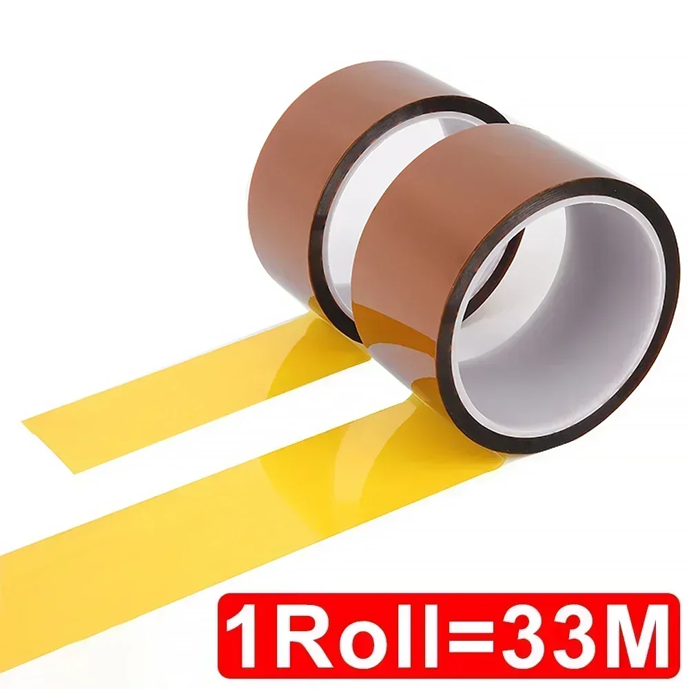 Лента Kapton Полиимидная клейкая изоляционная клейкая лента 5-40 мм Каптоновый Скотч Тепловая лента для защиты доски (art.: 3920ca032a2f5) - 3920ca032a2f5