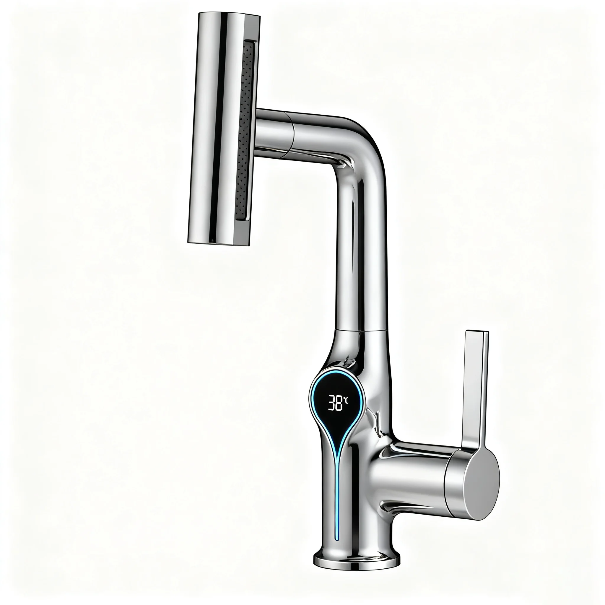 

Смеситель для раковины WJNMONE латунный с цифровым дисплеем