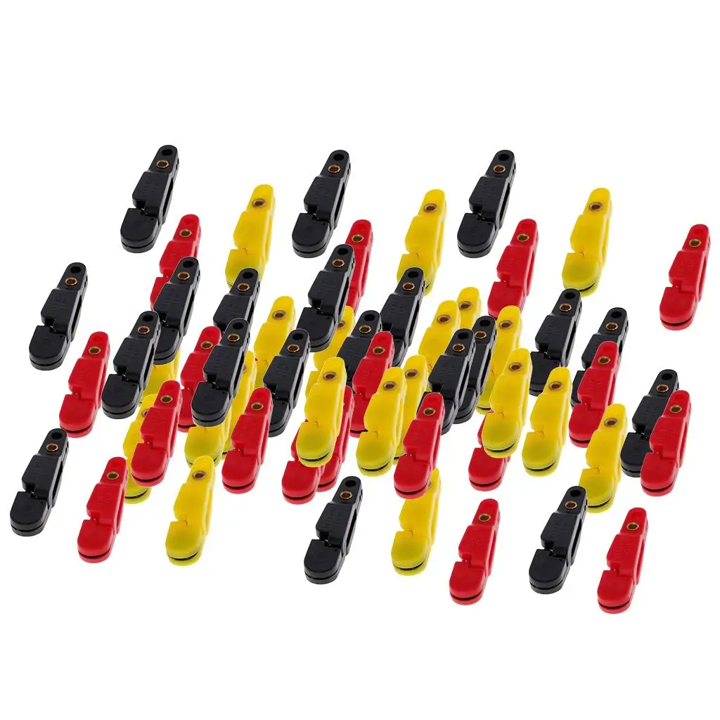 60Piece 3Color Fishing Tool Snap Release Clip For Weight,Planer Board Kite Offshore Fishing Heavy Tension Dropshipping