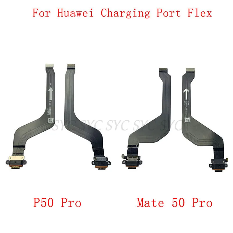 

Оригинальный USB-разъем для зарядного порта, гибкий кабель для Huawei Mate 50 Pro P50 Pro, коннектор для зарядки, запасные части