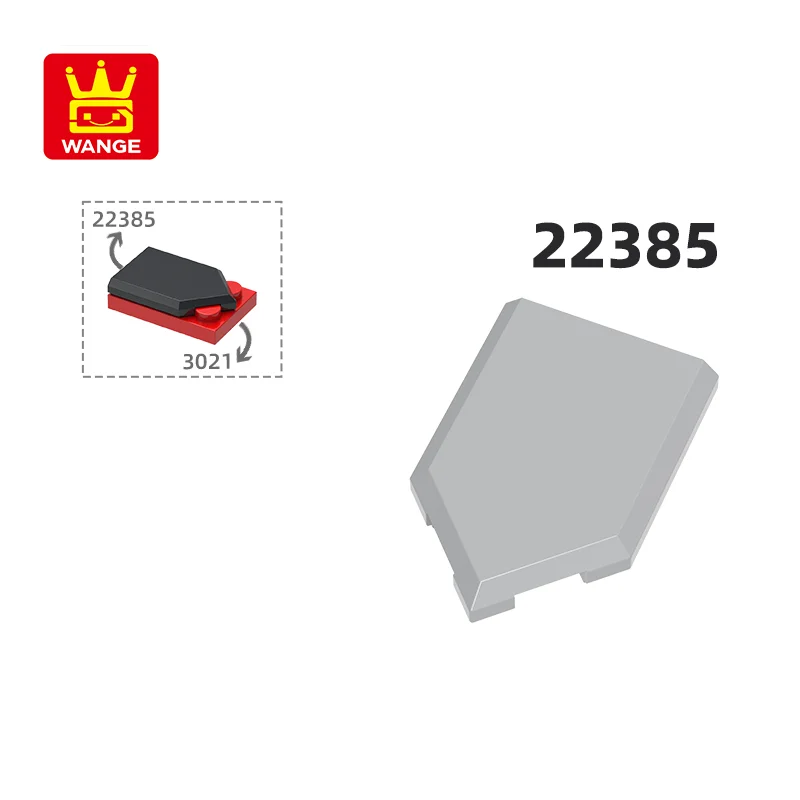 Wange 22385 100 г/169 шт. специальная плитка 2x3 пентагональный блок Moc совместимая с
