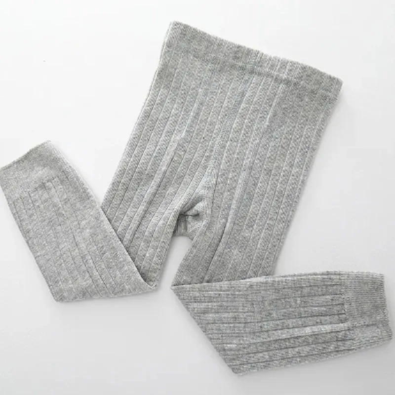 Детские Капри Из Смеси Хлопка — Укороченные Брюки Для Девочек С Однотонной