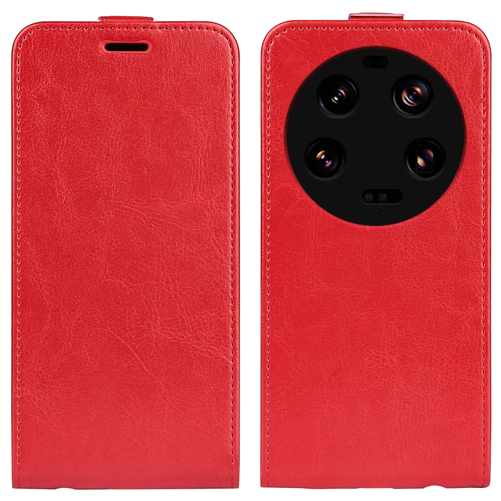 Dla Xiaomi 13 Ultra Etui skórzane z klapką Miękka okładka Pionowy portfel Skórzane etui na kartę kredytową mi
