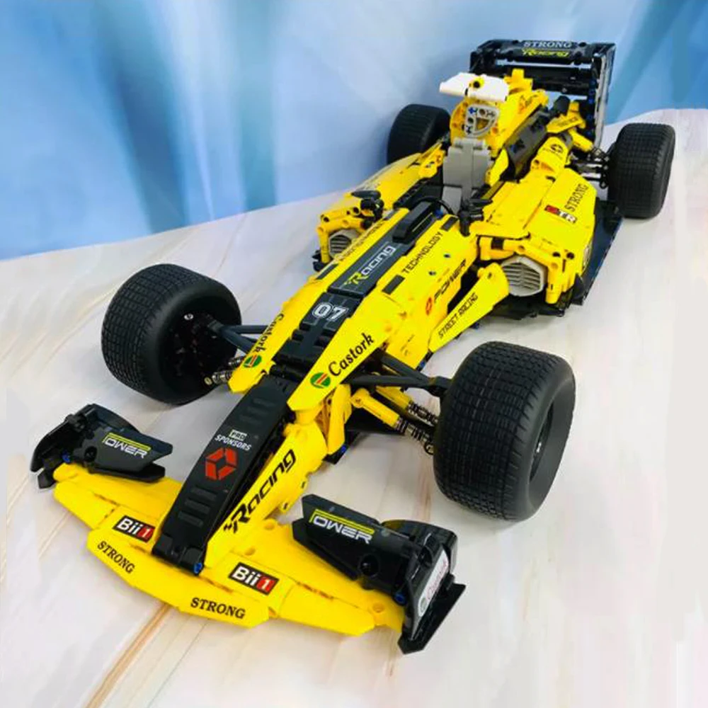 

New Creative Expert High-tech Formula F1 Super Racing Car T5007 1698pcs Static Version Moc Bricks Technical Model Building Block