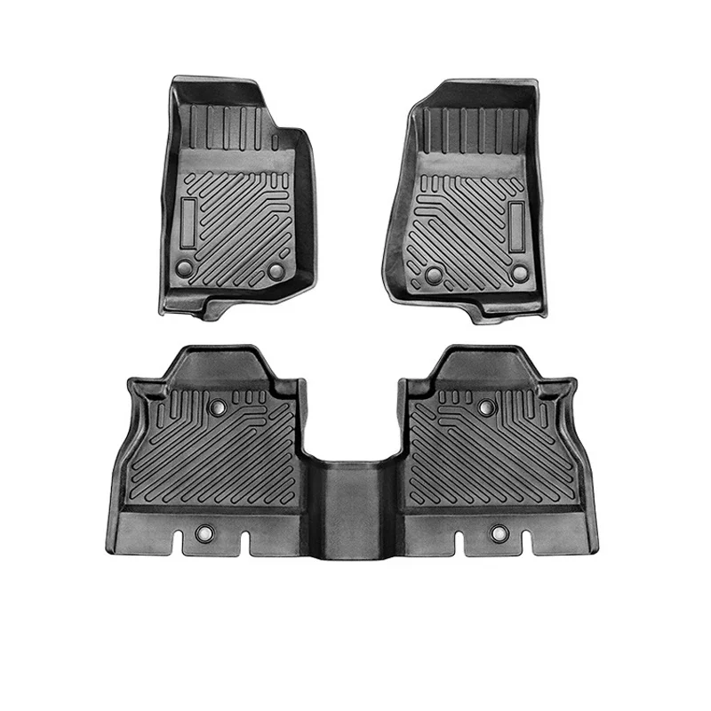 Автомобильный коврик 3D TPE LHD для Jeep Wrangler JK/JL 2007-2017 2018-2021 автомобильный ног 2 двери 4