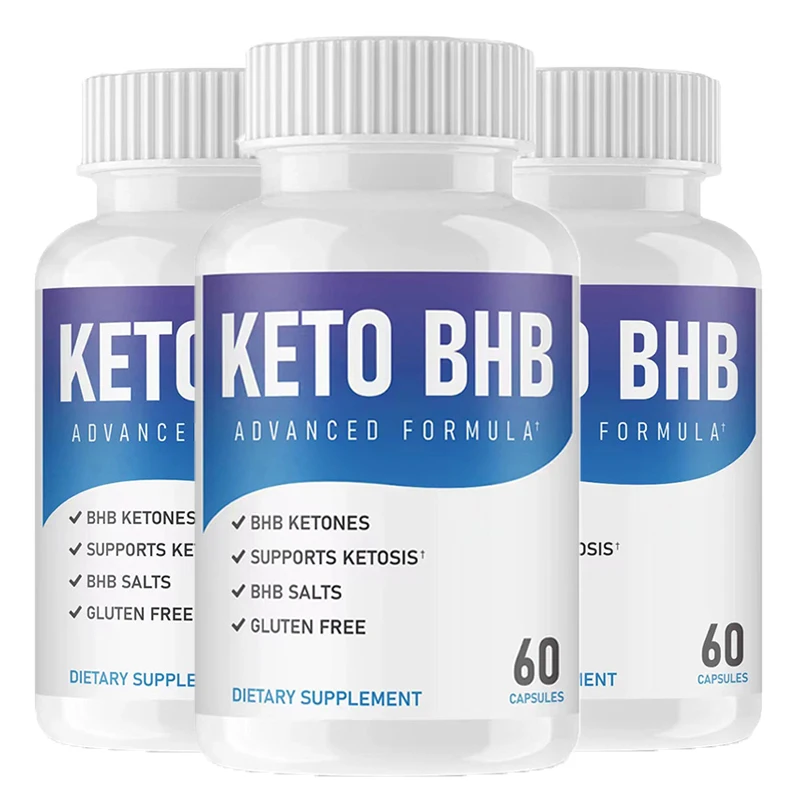 

3 bottles KETO BHB Capsules reduces carbohydrates increases muscle immune function helping to quickly burn fat in health foods