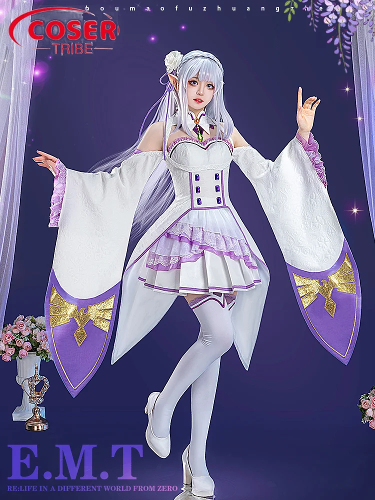 

Женский парик для косплея COSER TRIBE из аниме Game Life World Zero Emilia Amelia великолепная коллекция